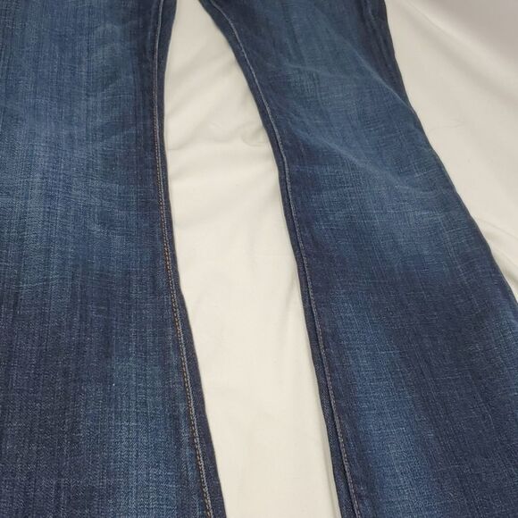HUDSON extra WIDE LEG FLARE DARK WASH DENIM BOHO JEANS 26 33 long - Picture 12 of 15